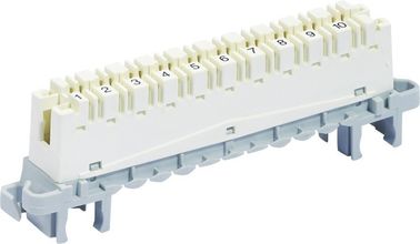 Китай Блок высокого 10 пар модуля кроны прокладки КАТ5Э диапазона терминальный назад/держатель ИХ6468506100 профиля дистрибьютор